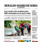 Portada de Heraldo-Diario de Soria del 18 de octubre de 2023.