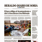 Portada de Heraldo-Diario de Soria de 21 de octubre de 2023.
