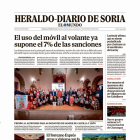 Portada de Heraldo-Diario de Soria de 22 de octubre de 2023.