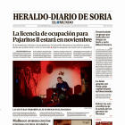 Portada de Heraldo-Diario de Soria de 26 de octubre de 2023.