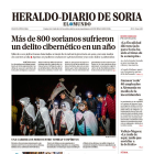 Portada de Heraldo-Diario de Soria del 29 de octubre de 2023.