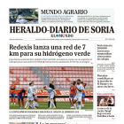 Portada de Heraldo-Diario de Soria del 30 de octubre de 2023.