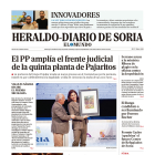 Portada de Heraldo-Diario de Soria del 31 de octubre de 2023.