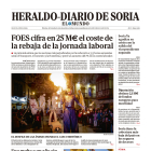 Portada de Heraldo-Diario de Soria del 1 de noviembre de 2023.