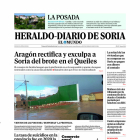 Portada de Heraldo-Diario de Soria del 3 de noviembre de 2023.