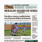 Portada de Heraldo-Diario de Soria de 6 de noviembre de 2023.
