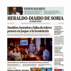 Portada de Heraldo-Diario de Soria de 7 de noviembre de 2023.