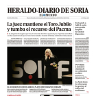 Portada de Heraldo-Diario de Soria del 11 de noviembre de 2023.