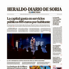 Portada de Heraldo-Diario de Soria de 19 de noviembre de 2023