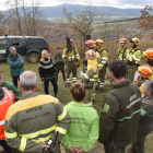Labores de formación en Tierras Altas de Soria frente a los incendios forestales.