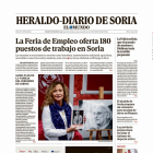 Portada de Heraldo-Diario de Soria de 18 de noviembre de 2023.