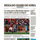 Portada de Heraldo-Diario de Soria de 20 de noviembre de 2023.