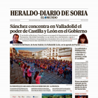 Portada de Heraldo-Diario de Soria de 21 de noviembre de 2023.