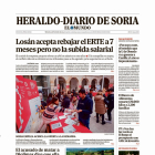 Portada de Heraldo-Diario de Soria de 22 de noviembre de 2023.