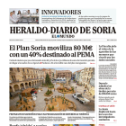 Portada de Heraldo-Diario de Soria del 28 de noviembre de 2023.