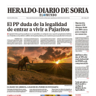 Portada de Heraldo-Diario de Soria de 29 de noviembre de 2023.