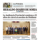 Portada de Heraldo Diario de Soria del 1 de diciembre de 2023.