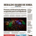 Portada de Heraldo-Diario de Soria de 2 de diciembre de 2023.