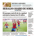 Portada de Heraldo Diario de Soria del 11 de diciembre de 2023