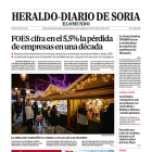 Portada de Heraldo-Diario de Soria de 16 de diciembre de 2023.