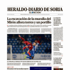 Portada de Heraldo-Diario de Soria de 17 de diciembre de 2023.