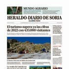 Portada de Heraldo-Diario de Soria de 18 de diciembre de 2023