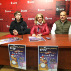 Iván Manrique, Teresa Valdenebro y Juanjo Delgado, en la presentación del evento. J.A.C.