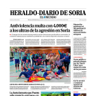 Portada de Heraldo Diario de Soria del 20 de diciembre de 2023.