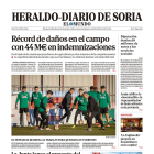 Portada de Heraldo Diario de Soria del 27 de diciembre de 2023.
