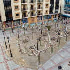 Plaza de San Esteban, llamada ahora de las Mujeres.