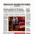 Portada de Heraldo-Diario de Soria de 30 de diciembre de 2023