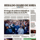 Portada de Heraldo-Diario de Soria de 31 de diciembre de 2023.