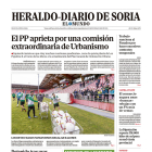 Portada de Heraldo Diario de Soria del 5 de enero de 2024