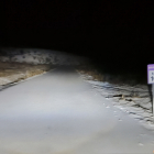 Carretera con nieve en Soria.