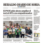 Portada de Heraldo Diario de Soria del 10 de enero de 2024.