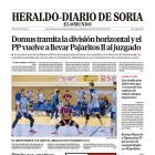 Portada de Heraldo-Diario de Soria de 11 de enero de 2024.