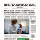 Portada de Heraldo-Diario de Soria de 14 de enero de 2024