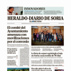 Portada de Heraldo-Diario de Soria de 16 de enero de 2024.