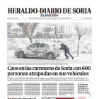 Portada de Heraldo Diario de Soria del 20 de enero de 2024