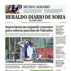 Portada de Heraldo Diario de Soria del 22 de enero de 2024.
