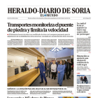 Portada de Heraldo Diario de Soria del 24 de enero de 2024.
