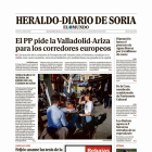 Portada de Heraldo-Diario de Soria de 25 de enero de 2024.