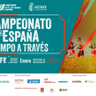 Cartel anunciador del Nacional de campo a través de Getafe.