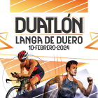 Cartel anunciador del Duatlón de Langa.