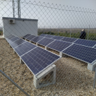 Instalaciones de la antena de 5G en Matanza de Soria.