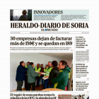 Portada de Heraldo-Diario de Soria de 13 de febrero de 2024.