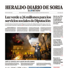 Portada de Heraldo Diario de Soria del 14 de febrero de 2024.