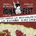 Detalle del cartel del Boina Fest 2024.