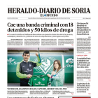 Portada de Heraldo Diario de Soria del 24 de febrero de 2024