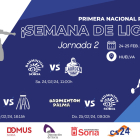 Cartel anunciador de la segunda jornada de la Liga de Clubes